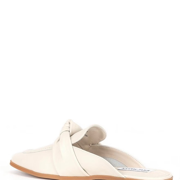 Steve Madden Chart Leather Knot Detail Flat Mules Mules NIB - Picture 13 of 16